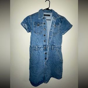 Denim Romper